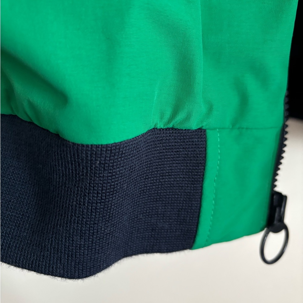 Lands End Squall Jacket Waterproof Jacket Fleece Lined Women’s XL Green / Navy - Picture 6 of 9
